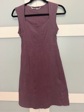 Athleta Plum Scoop-Neck Midi Dress